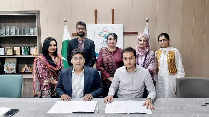 UHE signs MoU with Ailaaj for providing free Telehealth services.