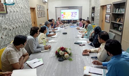 Prof. Kazmi chairs the meeting of Administrative & Academic Heads