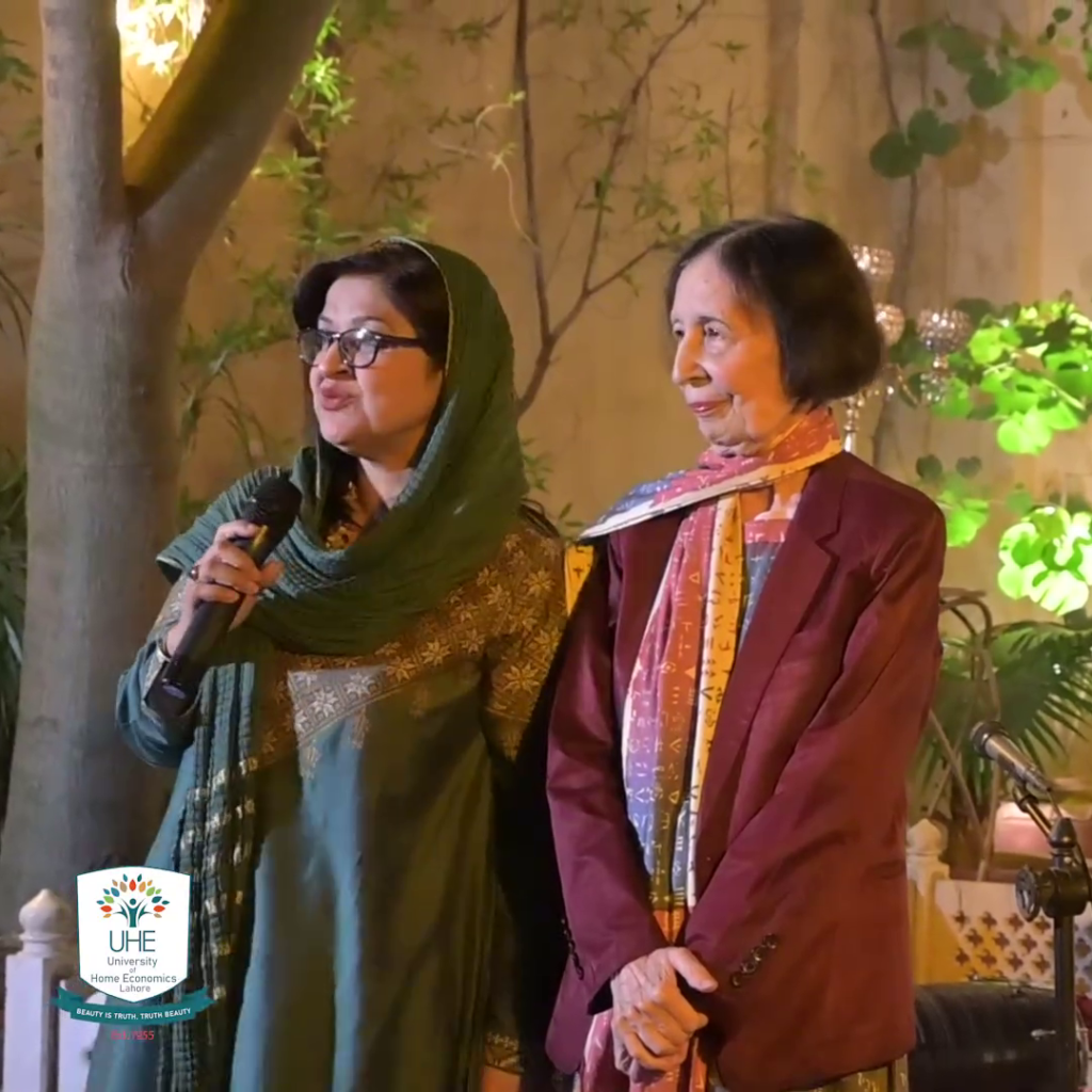 The Dabistan e Iqbal and the University of Home Economics hosted a dinner followed by a Musical Night on Kalam e Iqbal